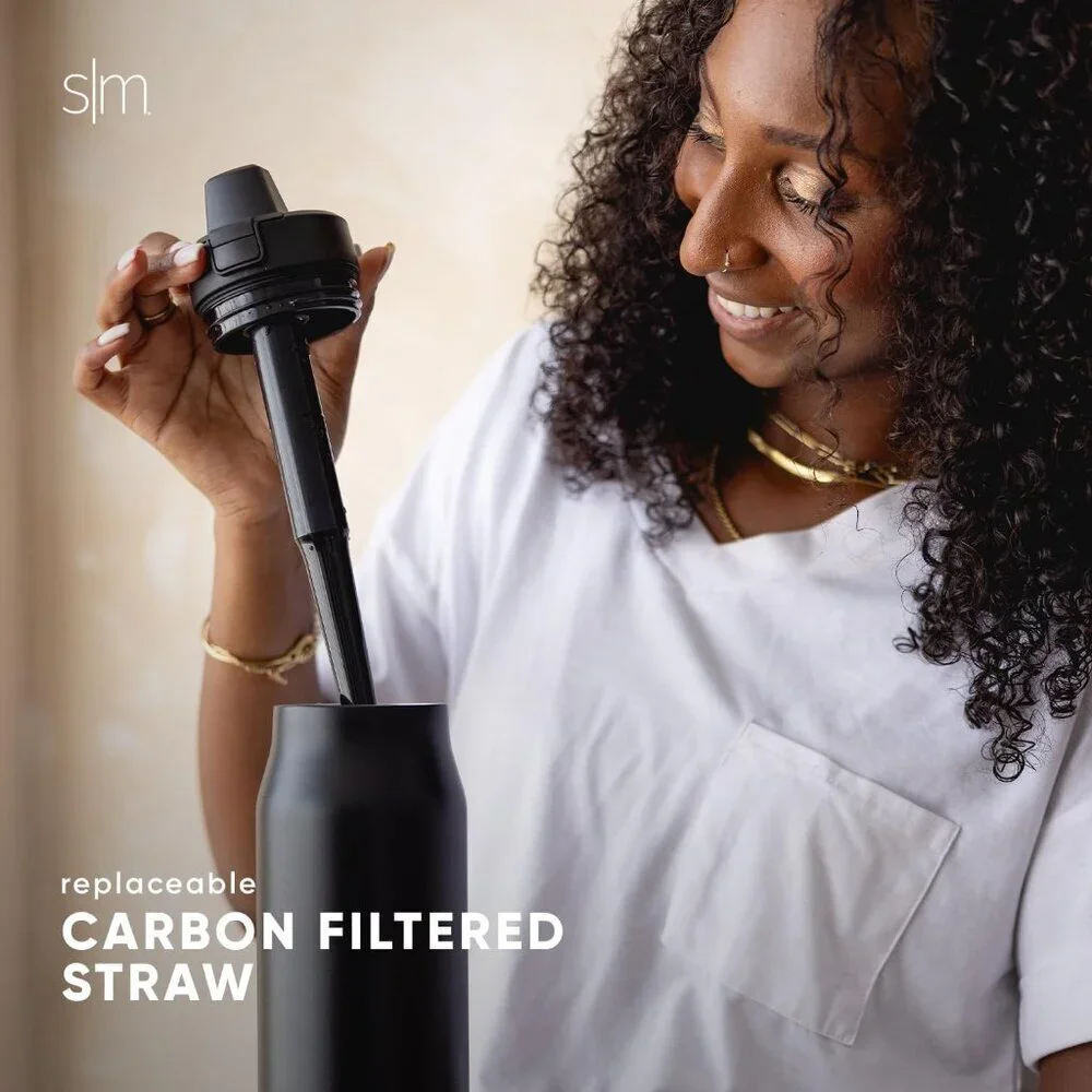 Simple Modern 34oz Filtered Water Bottle w/ Flip Straw Lid – Retro Mint